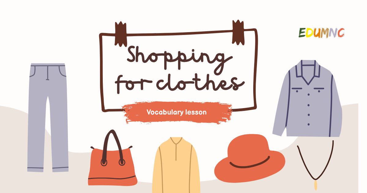 👗 Shopping for clothes — Ce spui când cumperi haine în engleză