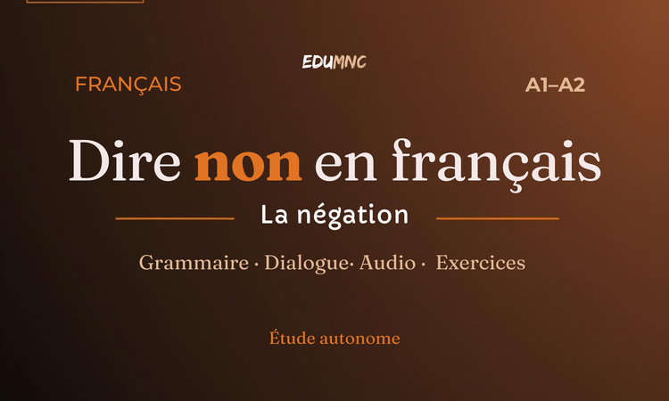Dire NON en français