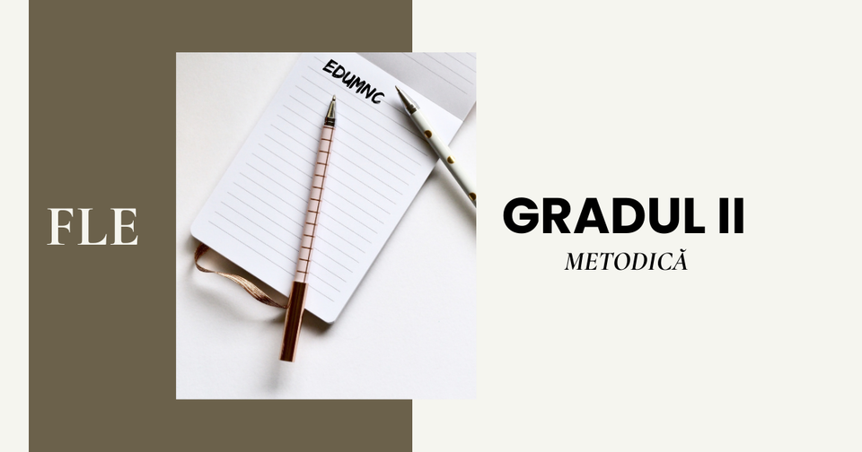 Gradul II (FLE): 5 tipuri de exerciții pentru evaluarea expresiei cantității